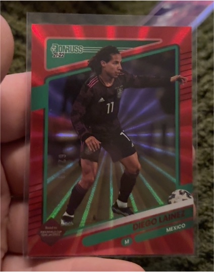 2021-22 Panini Donruss Road to Qatar #86 Diego Lainez — front