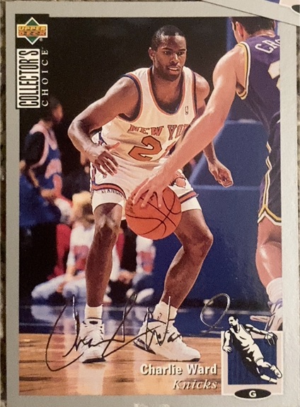 1994-95 Upper Deck Collector's Choice #239 Charlie Ward — front