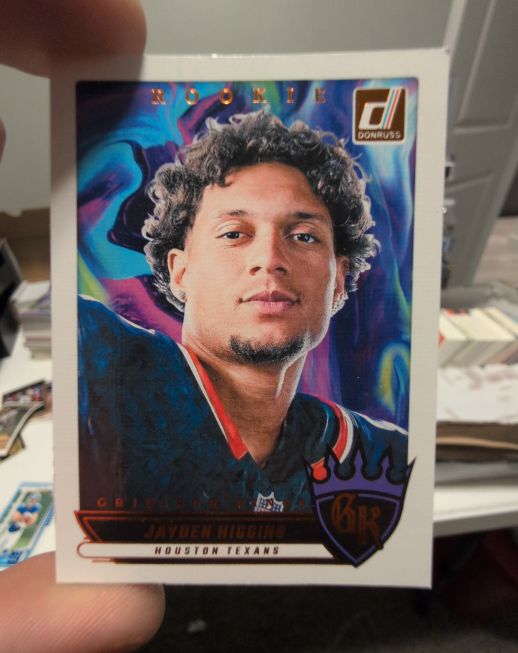 2025 Donruss Rookie Gridiron Kings #RGK-JHS Jayden Higgins — front