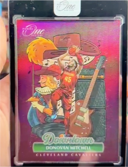 2024 Panini One and One Downtown #Donovan Mitchell — front