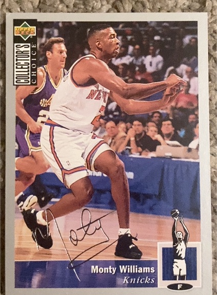 1994-95 Collector's Choice #246 Monty Williams — front