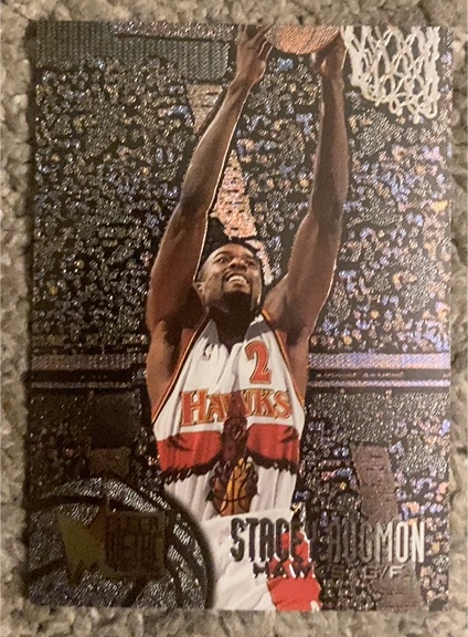 1995-96 Fleer Metal #121 Stacey Augmon — front