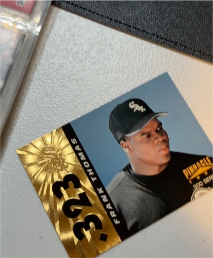 1996 Pinnacle #323 Frank Thomas — front