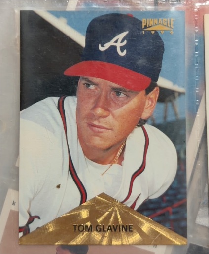 1996 Pinnacle #230 Tom Glavine — front
