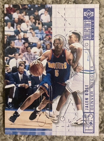 1994-95 Upper Deck Collector's Choice #378 Jalen Rose — front