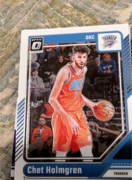 2024-25 Panini Donruss Optic #23 Chet Holmgren — front