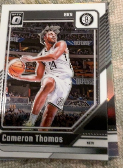 2024-25 Panini Donruss Optic #80 Cameron Thomas — front