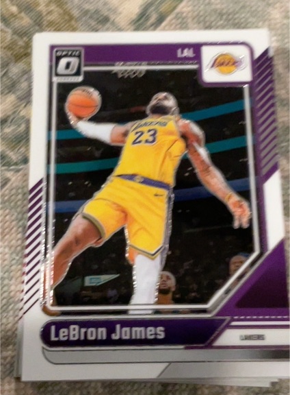 2024-25 Panini Donruss Optic #148 LeBron James — front