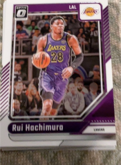 2024-25 Panini Donruss Optic #18 Rui Hachimura — front