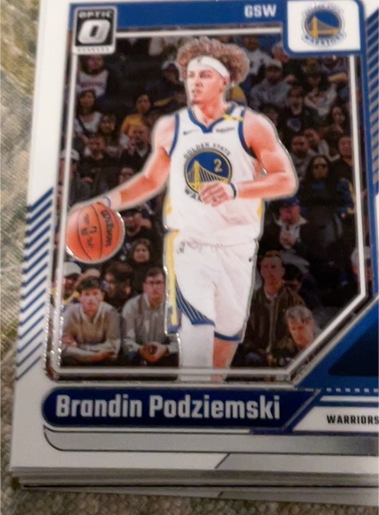 2024-25 Donruss Optic #36 Brandin Podziemski — front
