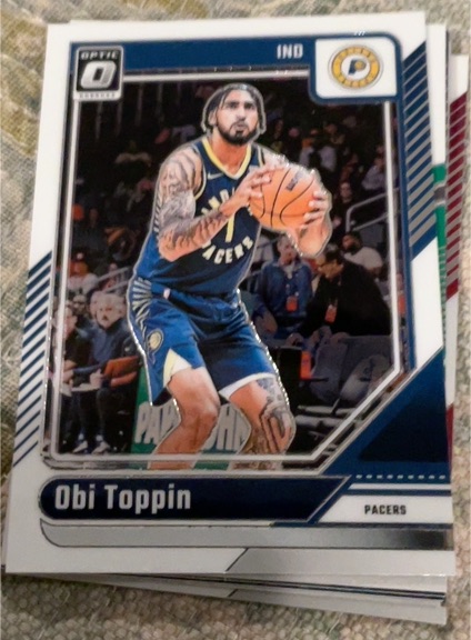 2024-25 Panini Donruss Optic #168 Obi Toppin — front