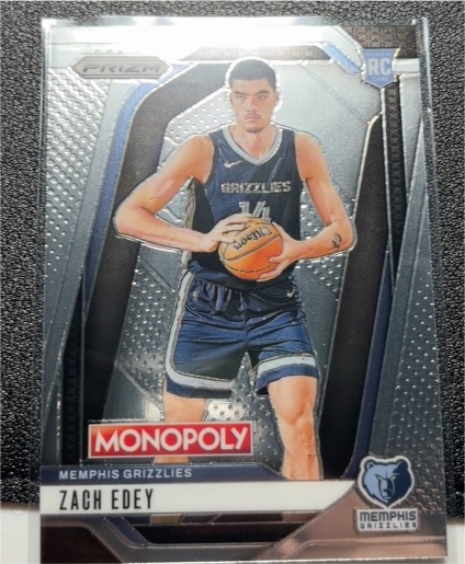2024-25 Panini Prizm Monopoly #24 Zach Edey — front