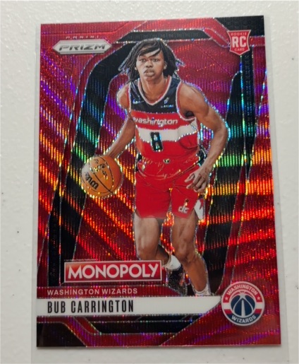 2024-25 Panini Prizm Monopoly #87 Bub Carrington — front
