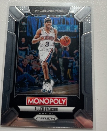 2024-25 Panini Prizm Monopoly #LEG1 Allen Iverson — front