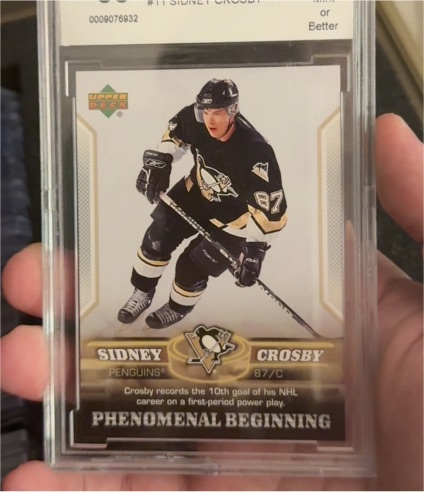 2005-06 Upper Deck Phenomenal Beginning #11 Sidney Crosby — front