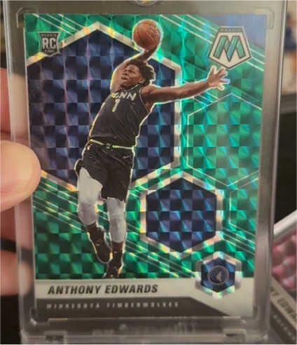 2020-21 Panini Mosaic #201 Anthony Edwards — front