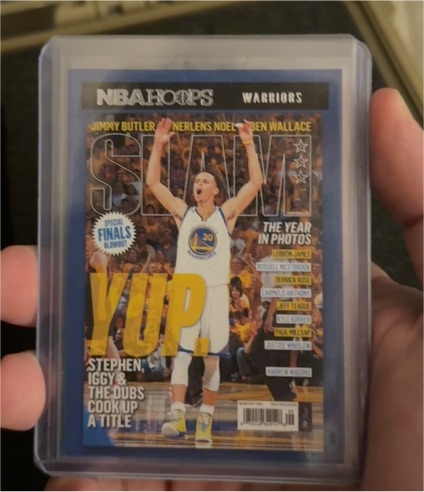 2020-21 Panini NBA Hoops Slam #4 Stephen Curry — front