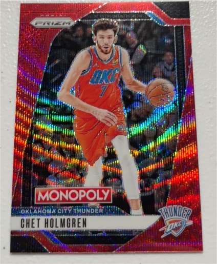 2024-25 Panini Prizm Monopoly #80 Chet Holmgren — front