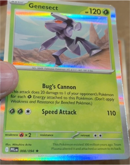 2025 Pokémon #008 Genesect — front