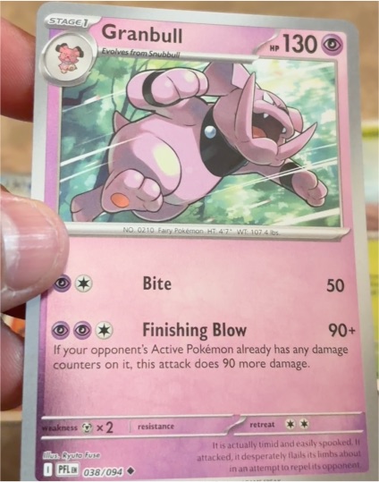2025 Pokémon ME02: Phantasmal Flames #038 Granbull — front