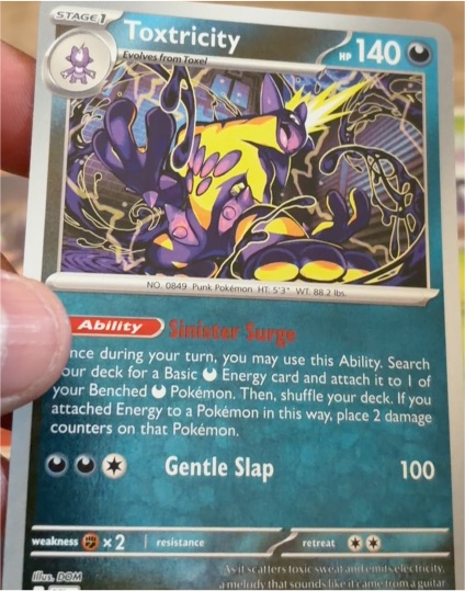 2025 Pokémon TCG Phantasmal Flames #068 Toxtricity — front