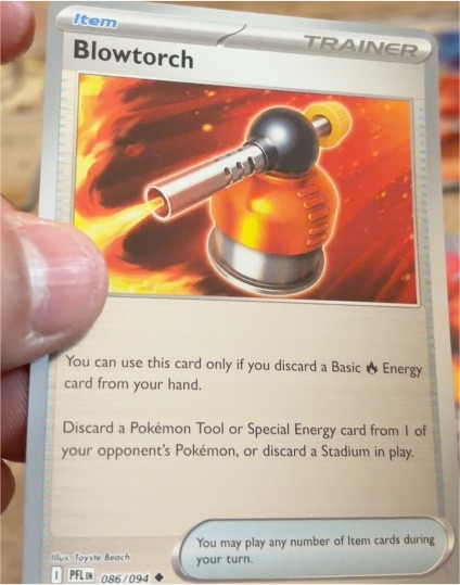 2025 Pokémon Phantasmal Flames #086 Blowtorch — front