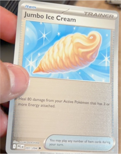 2025 Pokémon ME02 #091 Jumbo Ice Cream — front