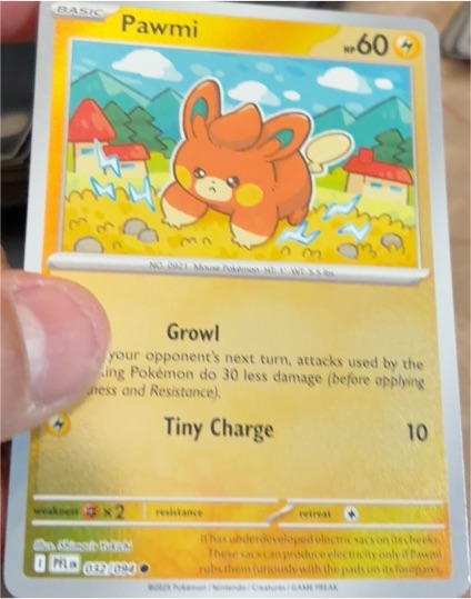 2025 Pokémon ME02: Phantasmal Flames #032/094 Pawmi — front