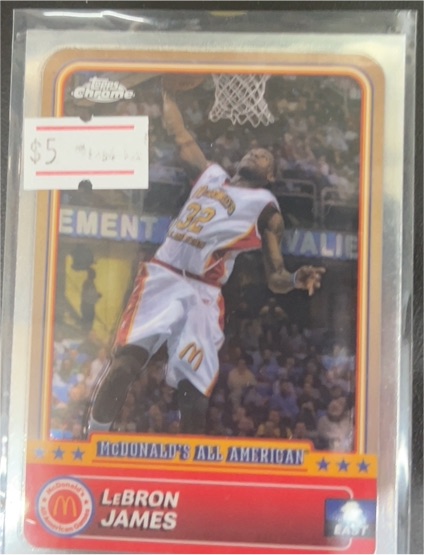 2024 Topps Chrome McDonald's All American #50 LeBron James — front