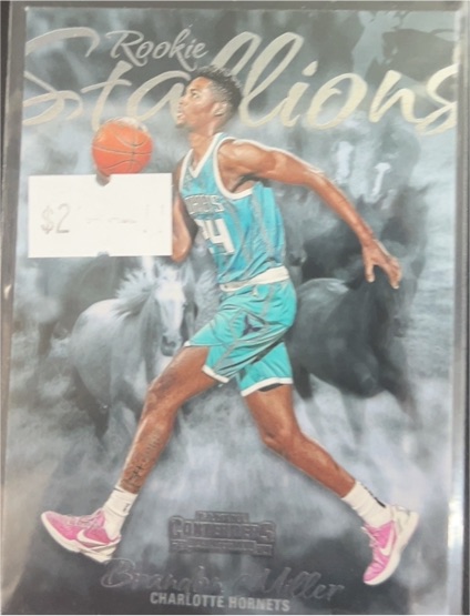 2023-24 Panini Contenders Rookie Stallions #10 Brandon Miller — front