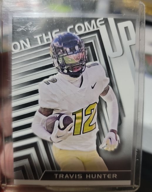 2024 Leaf On The Come Up #OC-5 Travis Hunter — front