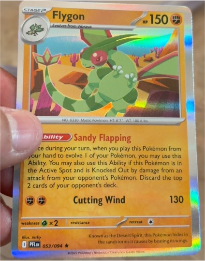 2025 Pokemon ME02: Phantasmal Flames #053/094 Flygon — front