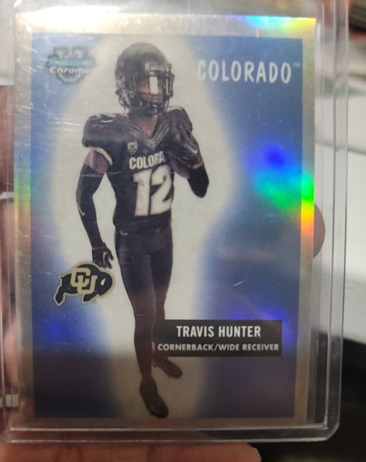 2023 Bowman Chrome University #55BF-10 Travis Hunter — front