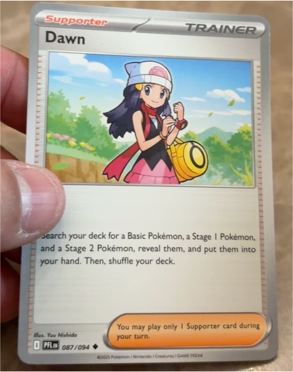 2025 Pokémon ME02 Phantasmal Flames #087 Dawn — front