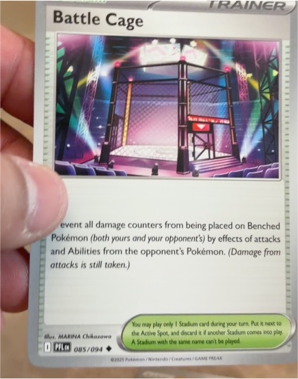 2025 Pokémon ME02 #085 Battle Cage — front