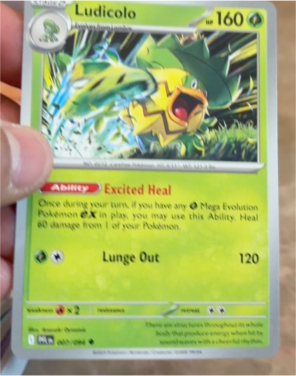 2025 Pokémon ME02: Phantasmal Flames #007 Ludicolo — front