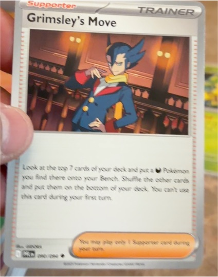 2025 Pokemon ME02: Phantasmal Flames #090 Grimsley's Move — front