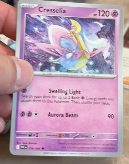 2025 Pokémon Phantasmal Flames #039 Cresselia — front
