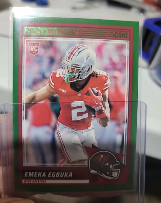 2025 Panini Score #2 Emeka Egbuka — front