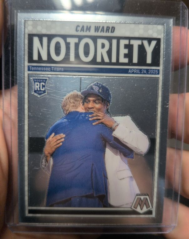 2025 Panini Mosaic #17 Cam Ward Notoriety — front