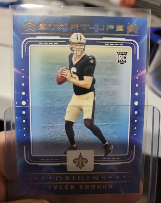 2025 Panini Origins #19 Tyler Shough Start-Ups Rookie Card — front