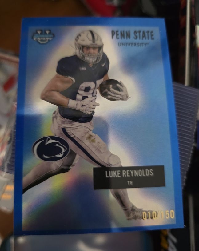 2025 Bowman University Chrome #55AV-9 Luke Reynolds — front