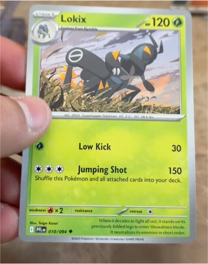 2025 Pokémon Phantasmal Flames #010 Lokix — front