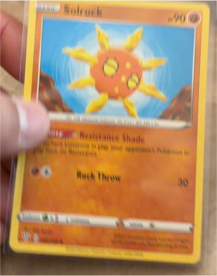 2020 Pokemon Darkness Ablaze #092 Solrock — front