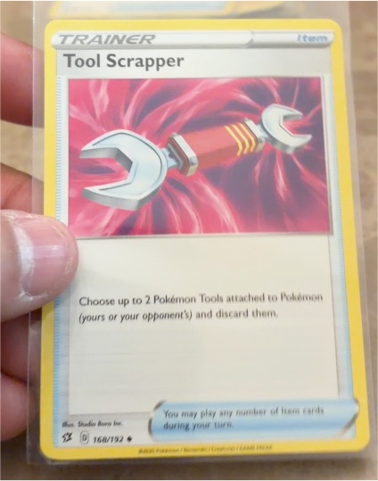 2020 Pokémon Sword & Shield Rebel Clash #168 Tool Scrapper — front