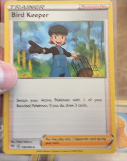 2020 Pokémon Sword & Shield Darkness Ablaze #159 Bird Keeper — front