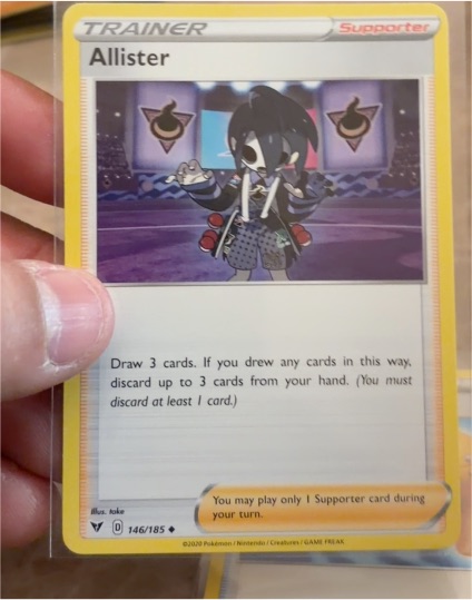 2020 Pokémon Sword & Shield Vivid Voltage #146 Allister — front