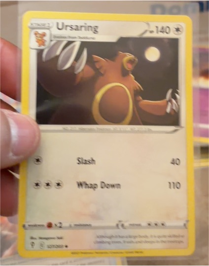 2021 Pokémon TCG Evolving Skies #127 Ursaring — front