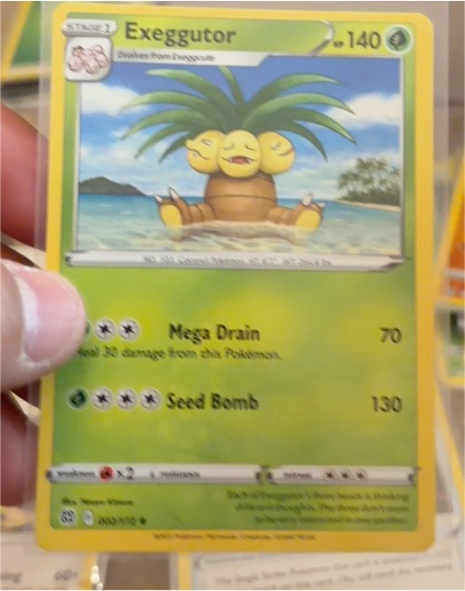 2022 Pokémon TCG Sword & Shield Brilliant Stars #002 Exeggutor — front