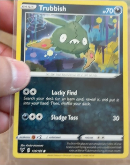 2020 Pokémon Vivid Voltage #110 Trubbish — front
